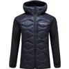 Peak Performance Helium Down Hybrid Felpa con cappuccio, da uomo, colore nero, M, Nero , M