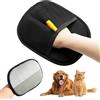 Cxqbsmy Guanti da toelettatura per animali domestici, guanto per la toelettatura di cani e gatti, guanto a doppia faccia per animali domestici, guanti statici riutilizzabili per la rimozione dei peli
