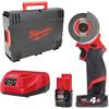 Milwaukee SMERIGLIATRICE FUEL 12V MM76 1B.2AH 1B.4AH