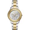Fossil Orologio Stella Sport da donna, movimento al quarzo multifunzione, cassa multi in acciaio inossidabile 37 mm con bracciale in acciaio inossidabile, ES5107