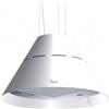 Baraldi EVA Cappa isola sospesa diametro 60 cm - Bianca - 800 m³/h - Telecomando incluso - 01EVAIS060WH80