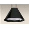 Baraldi EVA Cappa isola sospesa diametro 60 cm - Nera - 800 m³/h - Telecomando incluso - 01EVAIS060BL80