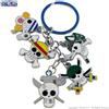 Black Dragon ONE PIECE PIRATE SKULLS KEYCHAIN MOD.1 PORTACHIAVI IN METALLO by BLACK DRAGON | IDEA REGALO NERD