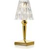 Kartell Battery Lampada da Tavolo - Metallizzato Oro