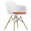 Vitra Eames Plastic Armchair RE DAW Sedia con Cuscino