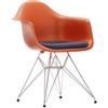 Vitra Eames Plastic Chair RE DAR Sedia con Cuscino