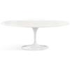 Knoll Saarinen Tavolo Ovale cm. 198x121 - Piano in laminato Bianco