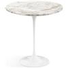 Knoll Saarinen Tavolino Rotondo diam. 51 cm - Piano in Marmo Arabescato