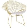 Knoll Bertoia Diamond Poltroncina con Cuscino