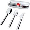 Alessi - Set posate da viaggio Food à porter - Metallo - Resina termoplastica - Designer Sakura Adachi