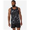 Asics Road All Over Print M - Canotta Running - Uomo - Nero