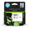 Hp cartuccia originale inchiostro tricromia ad alta capacità 301xl