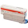 Oki 46490403 cartuccia toner 1 pz originale ciano
