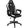 Trust GXT 701W RYON Sedia per gaming universale Seduta imbottita Nero, Bianco