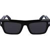 Calvin Klein Unisex Adult Sunglasses CK23504S - Black with Solid Grey Lens