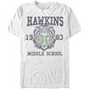 Stranger Things Tiger Sep Short Sleeve T-Shirt, Bianco, M Uomo