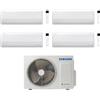 Samsung Climatizzatore Quadri Split Cebu S2 7+7+7+9 con AJ080TXJ4KG/EU Inverter Wi-Fi Classe A++ ,