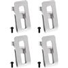 ECSiNG 4 Pezzi Ganci Per Clip Da Cintura Con Viti Compatibile Con Worx Trapano Avvitatore A Batteria WX291L 20VWX100L WX261L.9 WX101L WX261L.9 WX177L.9 WX102L WX352L.9 WX960L