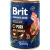 BRIT PREMIUM BY NATURE Cane Lattina Adulti Maiale & Trachea di Maiale 800 gr