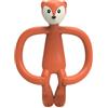 Matchstick Monkey, Antimicrobial Silicone Teether and Gel Applicator, Easy To Grip, BPA Free, 3 Months Old+, Fudge Fox, 11 cm