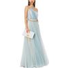 ELISABETTA FRANCHI ABITO RED CARPET IN TULLE MONOSPALLA - AB46332E2 - nero