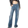 PINKO JEANS WIDE LEG IN DENIM COMFORT - 101733A141 - denim
