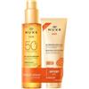 NUXE SUN OLIO ABBRONZANTE VISO E CORPO SPF50 + LATTE DOPOSOLE IDRATANTE
