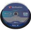 Verbatim BD-R Single Layer - Blu-ray Disc 25 GB, 6x Burning Speed, Scr (Blu-ray)
