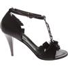 Lea Foscati Aperto lati con strass in raso