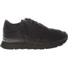 Guess Sneaker Fano in pelle e tessuto nero