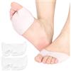 Yosoo Health Gear Cuscinetti Metatarsali Gel, Cuscinetti Metatarsali per Avampiede Traspirante Mezza Manica per Allevia il Dolore Vesciche, Calli, Piccole Cisti dei Piedi, Dita dei Martelli, Uomo e Donne(1 Paia)