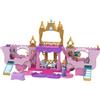 Mattel Disney Princess - Castello Carrozza, playset trasformabile 2 in 1 con min