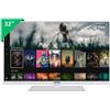 Telefunken Smart TV 32 Pollici Risoluzione HD Ready Display LED Sistema TiVo OS Base Centrale colore Bianco - TE32750B45I2DW