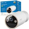 Tapo C460 4K 8MP Telecamera Batteria con Base Magnetica, Visione Notturna a Colori Starlight, Batteria 10000mAh, Connettività WiFi Dual-band 5G/2.4G, Rilevamento AI, IP66, Allarme Rapida e Antifurto