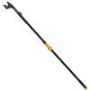 Fiskars Svettatoio a Incudine per Legno Secco e Duro, Non Telescopico, Angolo di Taglio Regolabile Fino a 260°, Lama in Acciaio e Manico in Alluminio, Lunghezza: 1,61 m, Nero/Arancione, UP53, 1000597