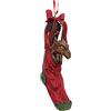 Nemesis Now Anne Stokes - Decorazione da appendere a forma di drago, 13,5 cm, in resina, colore rosso, idea regalo di Anne Stokes, ornamento da appendere con gancio e anello, realizzato in resina di