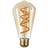 WERNS Lampadina LED Filament Bulb E27 Luce Calda Ambra 14cm