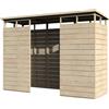 DECOR ET JARDIN Casetta da giardino DECOR ET JARDIN Multifunzione in legno naturale con porta prodotto senza porta, superficie interna 2.25 m² e spessore parete 12 mm