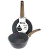 IPEA Pentolino per Induzione Antiaderente - 20 CM -Elegante Pentolino Effetto Pietra - Casseruola per il Latte Piccola per Cucinare e Bollire Minestre, Verdure, Noodles - Bollilatte