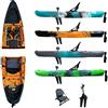 Big Mama Kayak Kayak monoposto divisibile a pedali con pinne BIG MAMA START S500 componibile