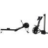 Diamond Air Rower R-air vogatore Linea Diamond Professionale - resistenza ad aria, trasmissione a catena + salvaspazio + ric. cardio Polar cod.R-AIR