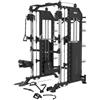 Toorx Fitness ASX-6000 Stazione multifunzione Professional all in one pacco pesi 2 x 90 kg -Dual Pulley + Smith machine + Rack functional con traliccio per le trazioni e dip station TOORX