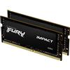 ‎Kingston Kingston FURY Impact 64 GB (2 x 32 GB) 3200MHz DDR4 CL20 Laptop Memory Kit of 2