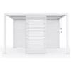 Riviera Pannello singolo fisso per pergole riviera blind in alluminio bianco 123x238 cm