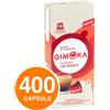 Caffè Gimoka 400 Capsule Caffè Gimoka Intenso Cialde Espresso compatibili sistema Nespresso