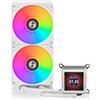 Lian Li Lian-Li Kit Watercooling AIO Galahad II LCD - 280mm (Blanc)
