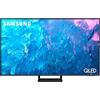 Samsung TV QE75Q70CATXZT QLED 4K, Smart TV 75 Processore Quantum 4K, Dual LED, OTS Lite, AirSlim Design, Integrato con Bixby e Alexa compatibile con Google Assistant, Titan Gray 2023