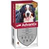 Elanco - Advantix Spot-on per cani dai 40 kg ai 60 kg - Unità di vendita: 1 confezione - 6 pipette da 6,0 ml