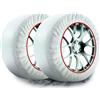 Bottari Italy Bottari Calze da Neve Snow Socks Omologate Italia, Taglia M, Bianco, Catene da Neve Tessili per R13 - R19 (Misure per Pneumatici Dettagliate all'Interno)