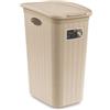 Stefanplast Portabiancheria Elegance Effetto Rattan 36 Litri Colore Cashmere